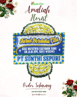 Papan Bunga Duka di Bello